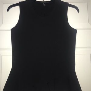 J Crew Sleeveless Black Scoop-neck Blouse - XXS